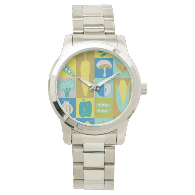 ベジブロックII 腕時計 (正面)