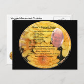ベジミンセミートクッキーレシピはがき ポストカード (正面/裏面)