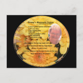 ベジミンセミートクッキーレシピはがき ポストカード (正面)