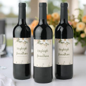 ベジモダンュウォーターフローラ結婚ズ ワインラベル