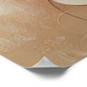 ベジモダンュピンクの花26ポスター ポスター (角)