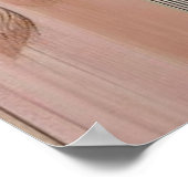 ベジモダンュピンクの花27ポスター ポスター (角)