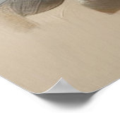 ベジモダンュピンクの花35ポスター ポスター (角)