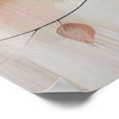 ベジモダンュピンクの花41ポスター ポスター (角)