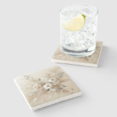 ベジモダンュフラワーズ2 ストーンコースター (横)