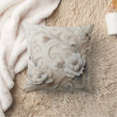 ベジモダンュフラワーズ3 クッション (ブランケット)