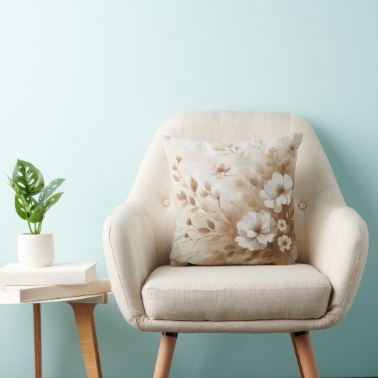 ベジモダンュフラワーポスター19 クッション (椅子)