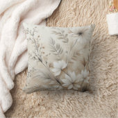 ベジモダンュフラワーポスター1 クッション (ブランケット)