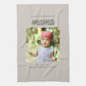 ベジモダンュママキッズ写真母の日 キッチンタオル (縦)