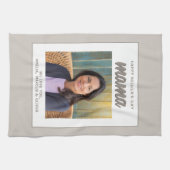 ベジモダンュママキッズ写真母の日 キッチンタオル (横)