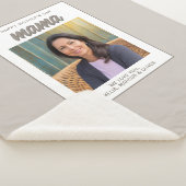 ベジモダンュママキッズ写真母の日 シェルパブランケット (3/4)