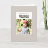 ベジモダンュママキッズ写真母の日 シーズンカード (正面)