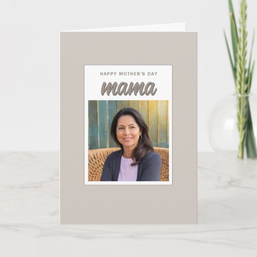 ベジモダンュママキッズ写真母の日 シーズンカード (正面)