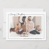 ベジモダンュミニマル写真上のブラックスクリプト シーズンカード (正面)