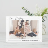 ベジモダンュミニマル写真上のブラックスクリプト シーズンカード (スタンド正面)