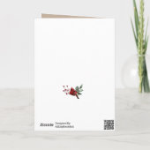 ベジモダンュミニマル写真上のブラックスクリプト シーズンカード (裏面)