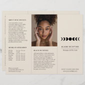 ベジモダンュムーンフェイズエレガント3折パンフレット (正面/裏面)