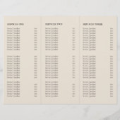 ベジモダンュムーンフェイズエレガント3折パンフレット (裏面)