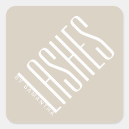 ベジモダンュラッシュシンタイポグラフィ スクエアシール