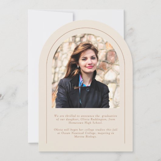 ベジモダンュ2フォトアーチGrad発表 招待状 (裏面)