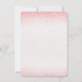 ベジュエルで飾られたハートバレンタインデイパーティの招待状 招待状 (裏面)