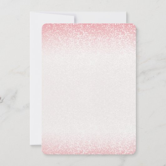 ベジュエルで飾られたハートバレンタインデイパーティの招待状 招待状 (裏面)