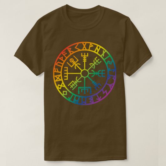 ベジヴィアザバイキングコンパス Tシャツ (デザイン正面)