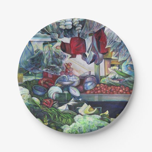 ベジータティアンクラブが火曜日の午後にここで会う ペーパープレート (正面)