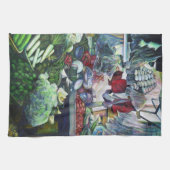 ベジータティアン·クラブがここで会う キッチンタオル (横)