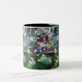 ベジータティアン·クラブがここで会う ツートーンマグカップ (中央)