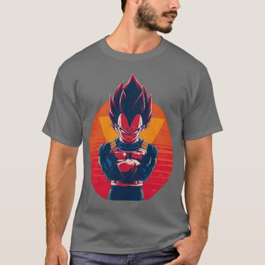 ベジータ レトロ Tシャツ (正面)