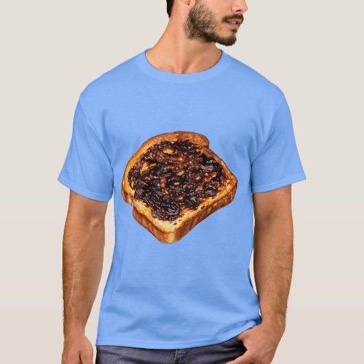 ベジーマイトトースト パターン Tシャツ (正面)