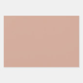 ベジ無地のュカラーコードD3A592 ラッピングペーパーシート (正面3)