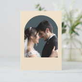 ベジ素朴ュボタニカル結婚ズ&写真 サンキューカード (スタンド正面)