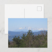 ベスキッド・サデツキからのタトラスの眺め ポストカード (正面/裏面)