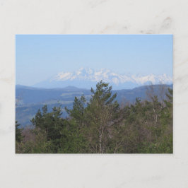 ベスキッド・サデツキからのタトラスの眺め ポストカード