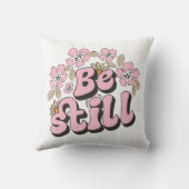 ベスチル聖なる書物、 経典レトロ花模様と植物学 クッション (裏面)