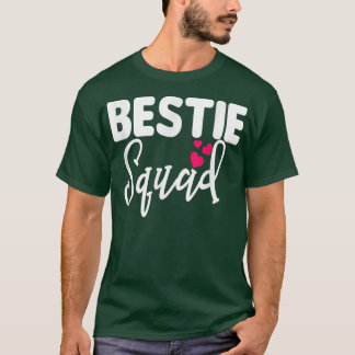 ベスティスカッドマッチングBFFフレンドクルーハート Tシャツ