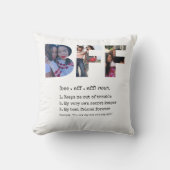 ベスティパーソナライズされたーBFFフ最高のレンズ写真コラージュ クッション (正面)