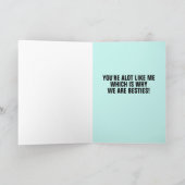 ベスティーおもしろいバーフ可愛いがサイコカード カード (内部)