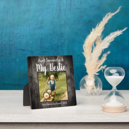 ベスティーの机の写真 フォトプラーク (インサイチュ)