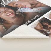 ベスティーカスタマイズス写真コラージュ シェルパブランケット (3/4)