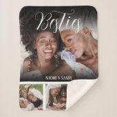 ベスティーカスタマイズス写真コラージュ シェルパブランケット (正面)