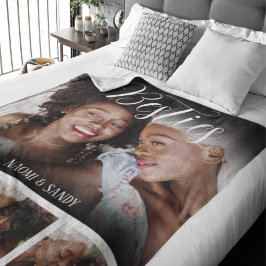 ベスティーカスタマイズス写真コラージュ シェルパブランケット