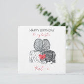 ベスティーカスタムバースデーカード用ハンドメイドギフト シーズンカード (スタンド正面)