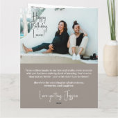 ベスティーカスタム誕生日マガジングリーティングカード カード (裏面)