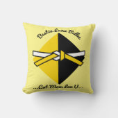 ベスティーキャットママパーソナライズされたかわいいラブ引用文脚本 クッション (正面)