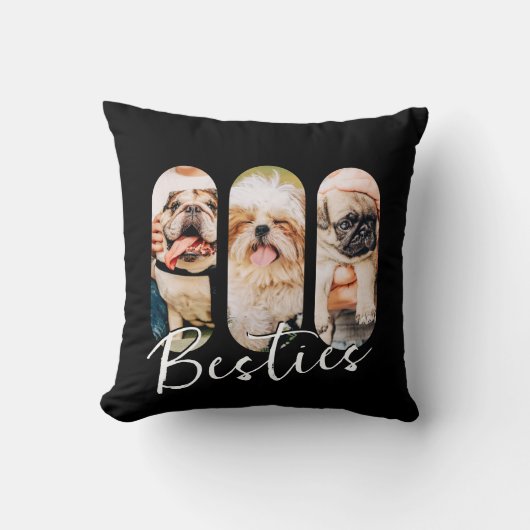 ベスティーシンプルペットモダンよくはしゃぐの写真3 クッション (正面)