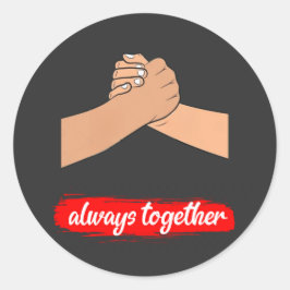 ベスティーズは本当の友達であり、永遠に一緒に… bff ラウンドシール