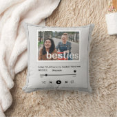 ベスティーズは音楽プレーヤーの写真をおもしろい最も良く見る クッション (ブランケット)